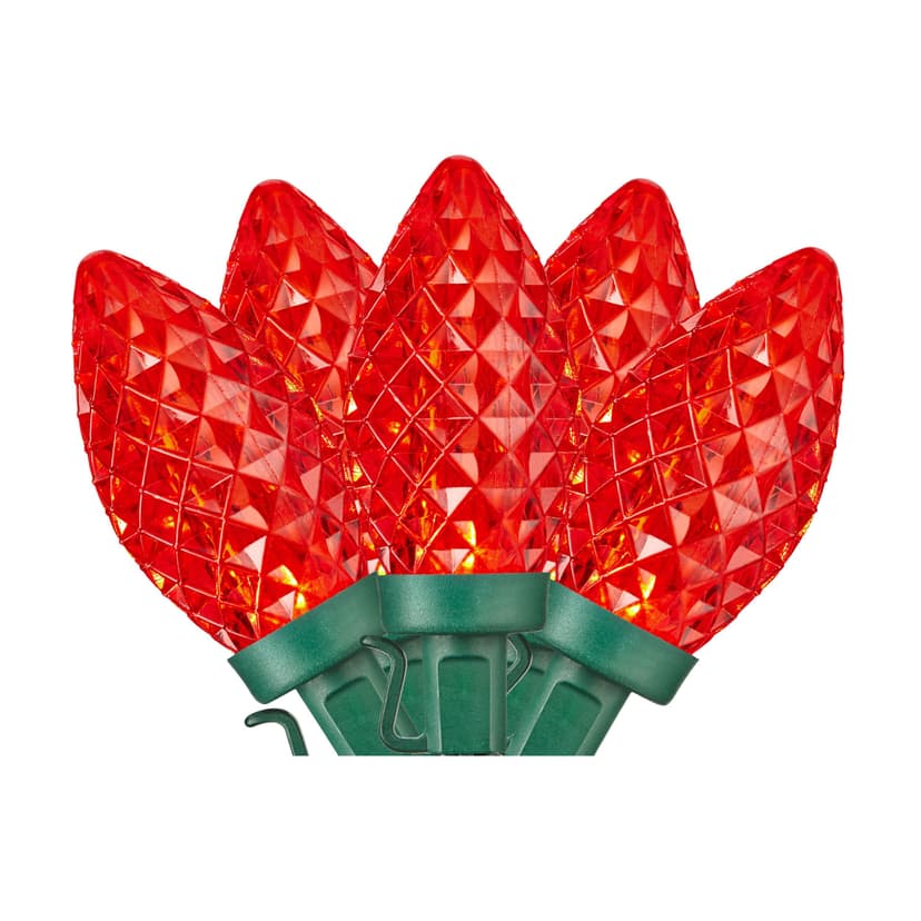 NOMA WinterGuard Outdoor C9 LED, Red, 5.1-m, 25-pc