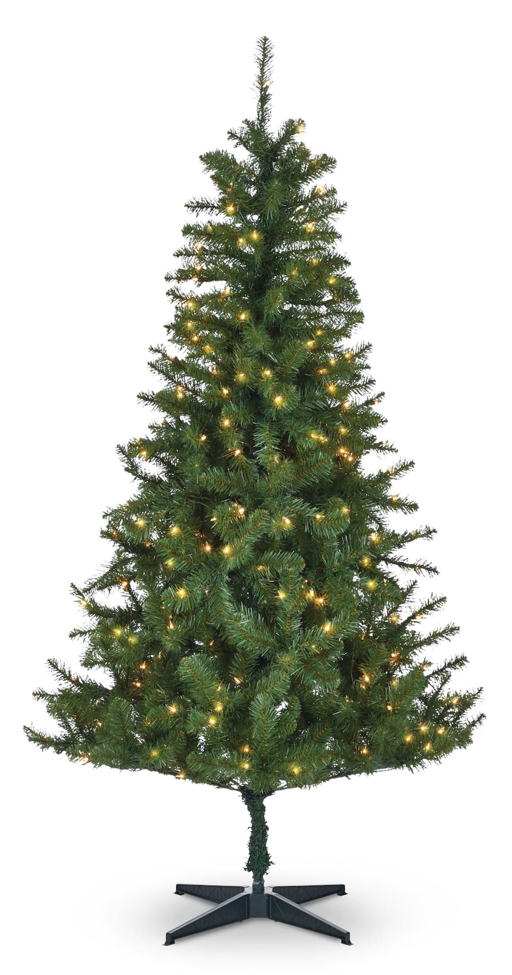 For Living Pre-lit Inglis Christmas Tree with Tree Stand, 250 Incandescent Lights, 6.5-ft