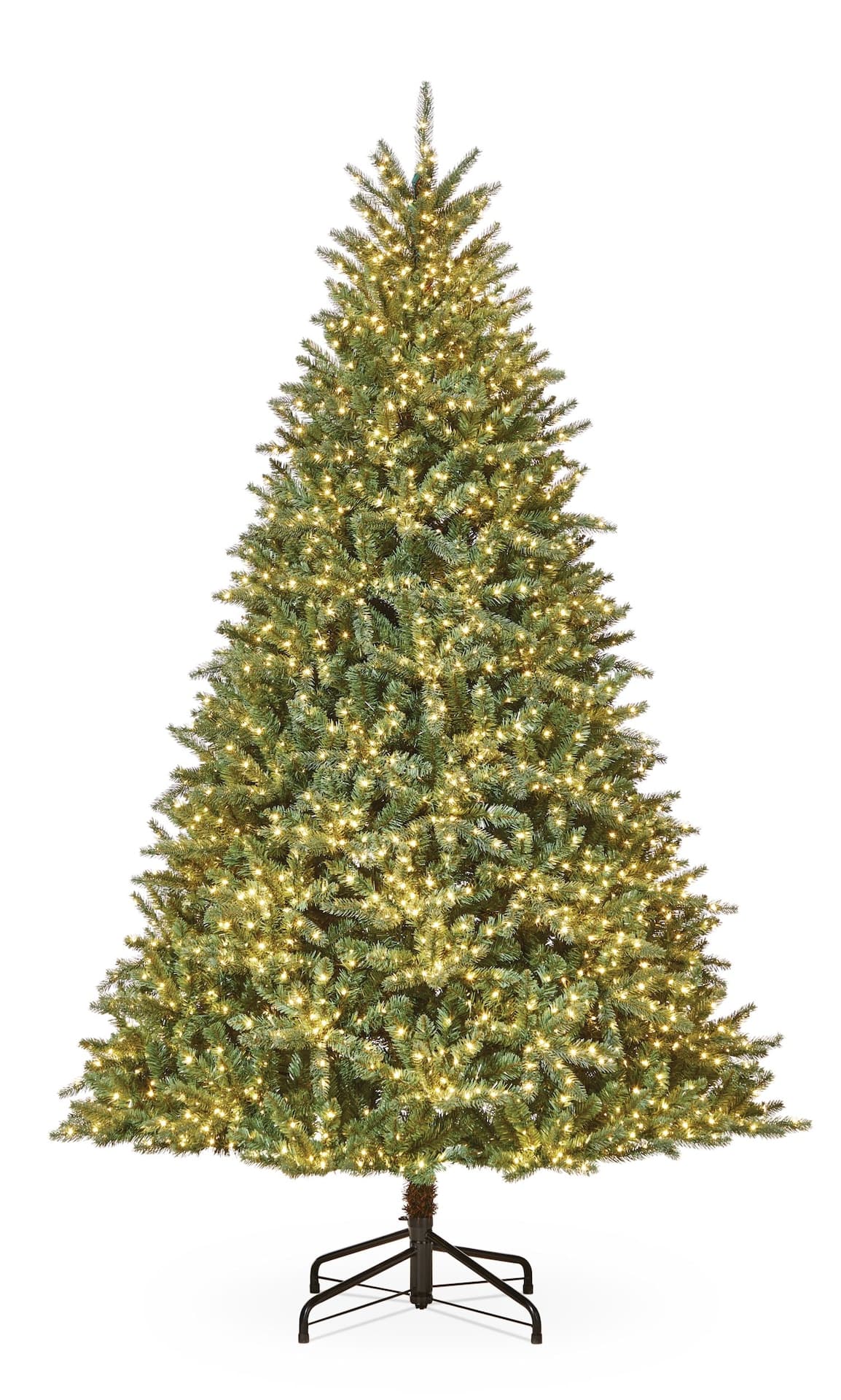 NOMA Pre-Lit Indoor Taylor Twinkle Christmas Tree, 3500 Micro-Brite LED Lights, 7-ft