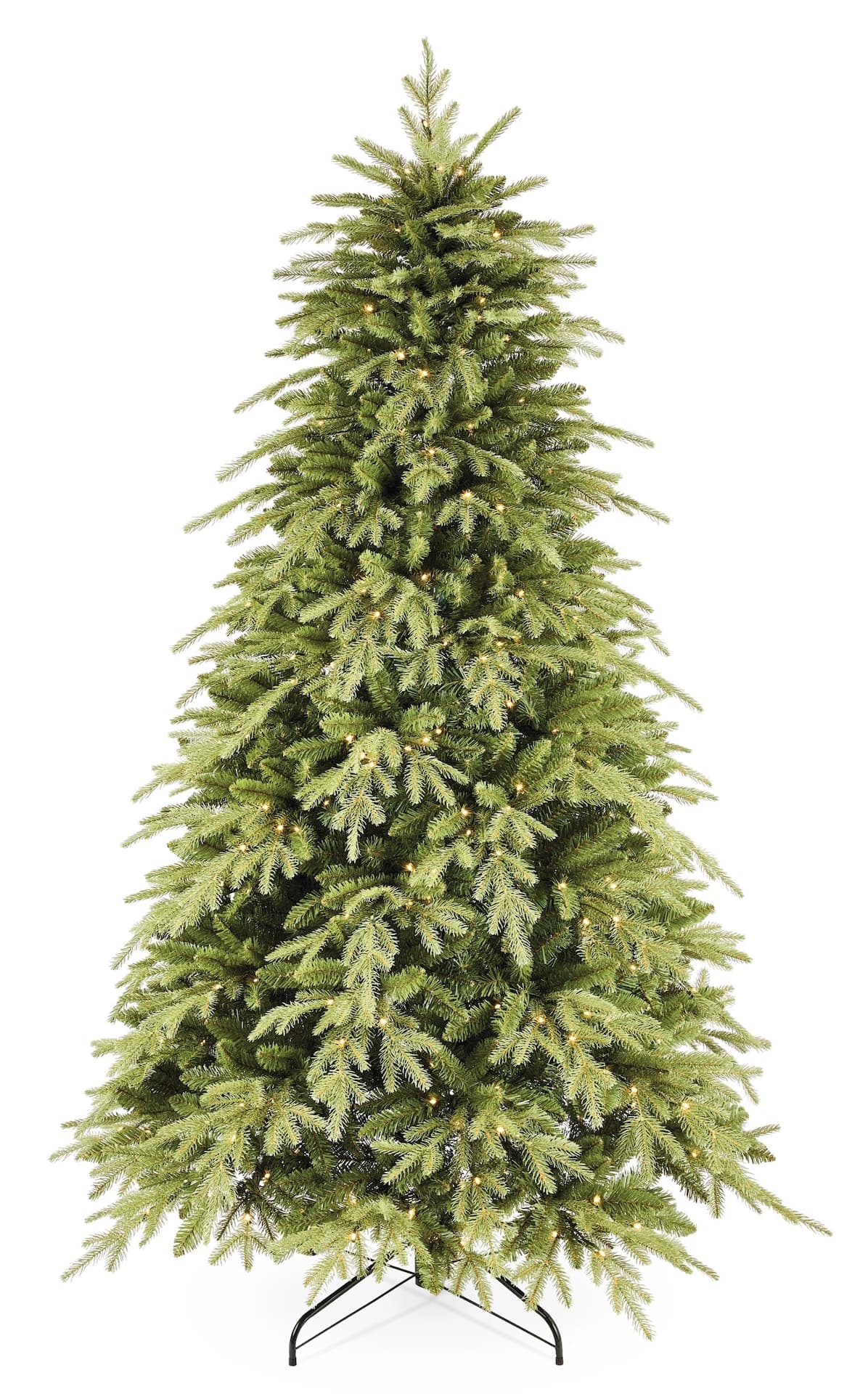 CANVAS Pre-Lit Adeline Downswept Christmas Twinkle Tree, 500 Warm White LED Lights, 7-ft