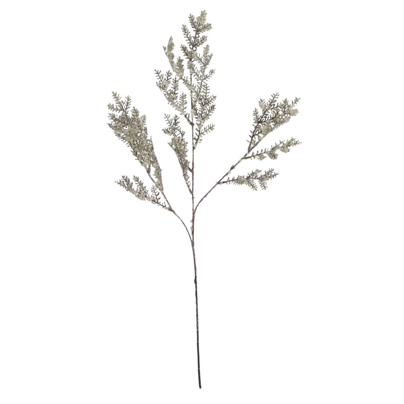 CANVAS Christmas Snow & Glitter Decoration Artificial Hemlock Spray