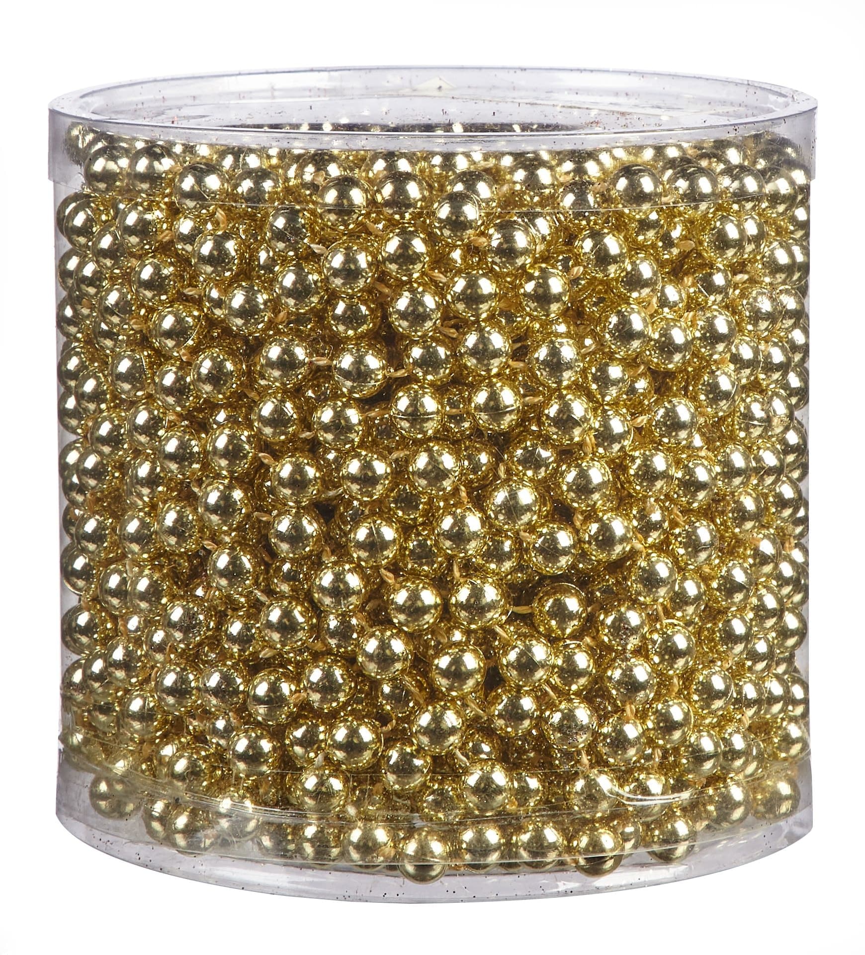 CANVAS Gold Collection Christmas Decoration Bead Garland, 60-ft