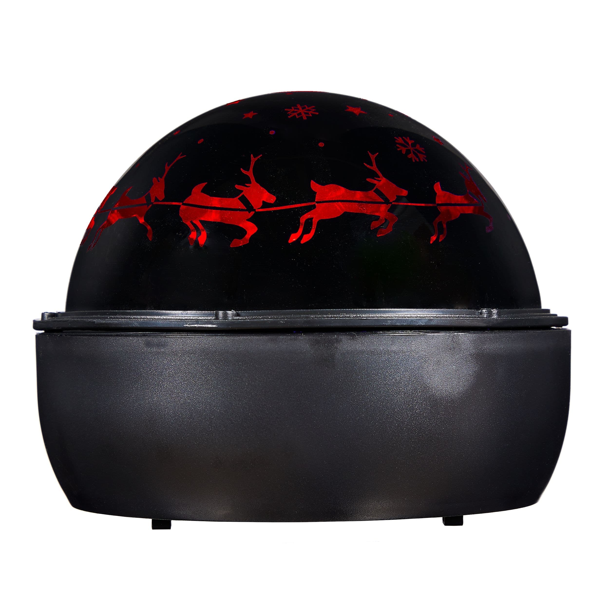 Gemmy Lightshow Santa with Sleigh LED ShadowLights Projector, Green & Red