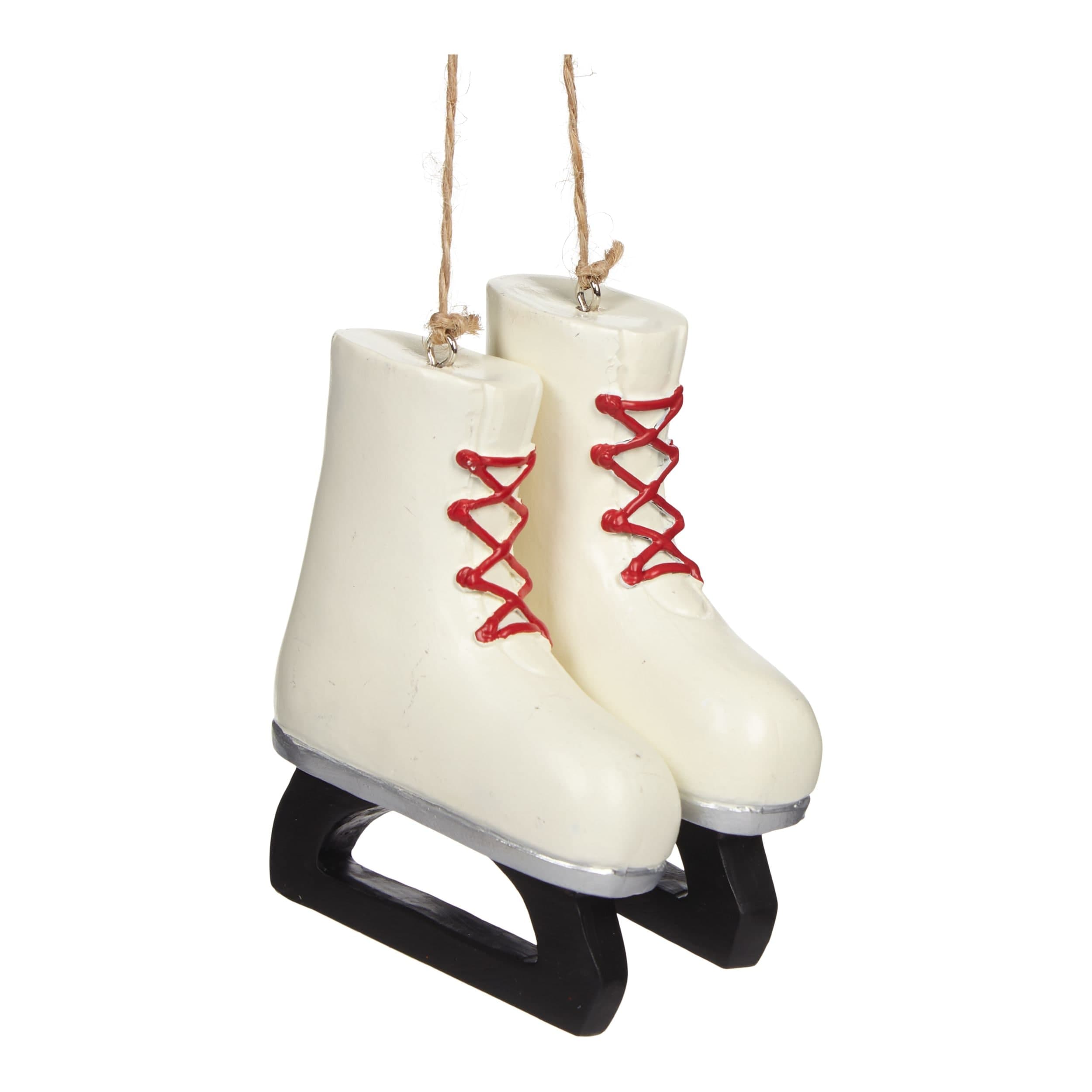 CANVAS Red Collection Resin Decoration Figure Skates Christmas Ornament, 3 1/2-in