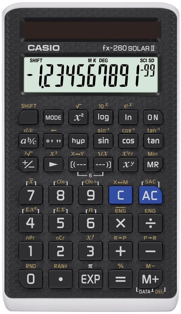 Casio Scientific FX-260 Solar Powered Calculator