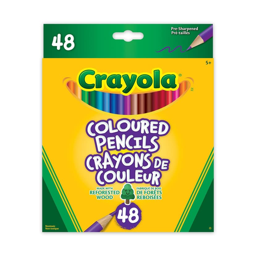 Crayola Coloured Pencils, 48-ct