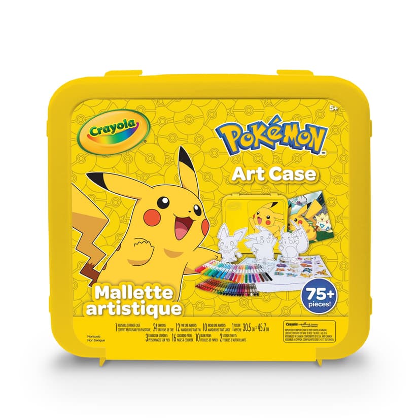 Crayola Pokémon Art Case Colouring Set/Art Kit for Kids