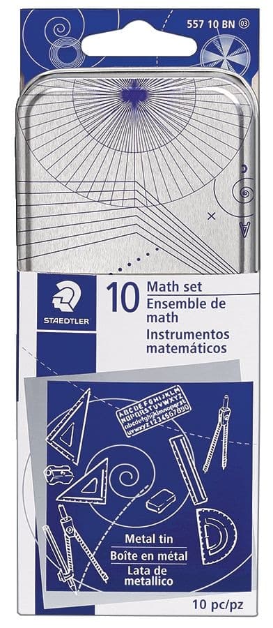 Staedtler Xcellence Math Precision Instrument Set, 10-pk