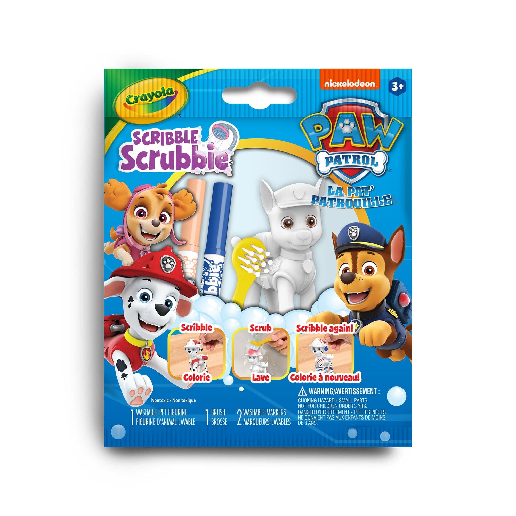 Crayola PAW Patrol Pups Scribble Scrubbie Pets Activity Playset, Ages 3+
