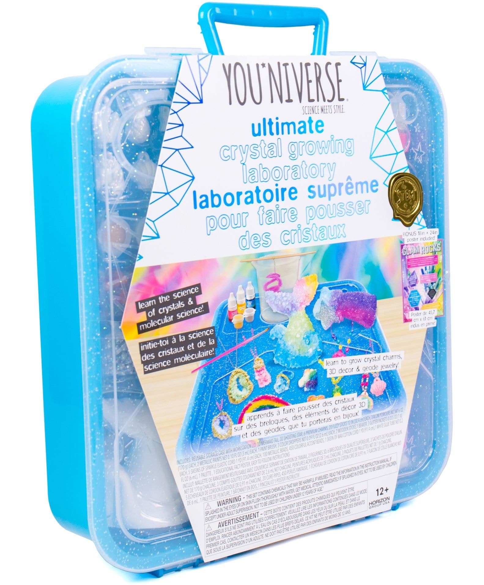 Horizon You*Niverse Ultimate Crystal Growing Laboratory Kit For Science & Learning, Ages 12+