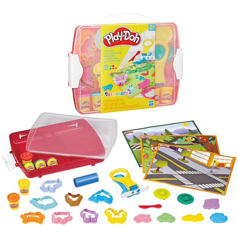 Play-Doh Activity Case with 16 Tools & 6 Colours, Ages 2+