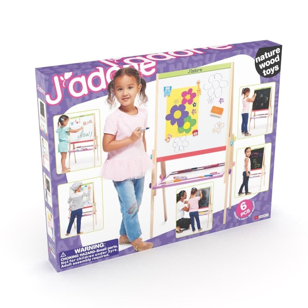 Just My Style J'Adore Soleil Wooden Art Easel, Ages 3+