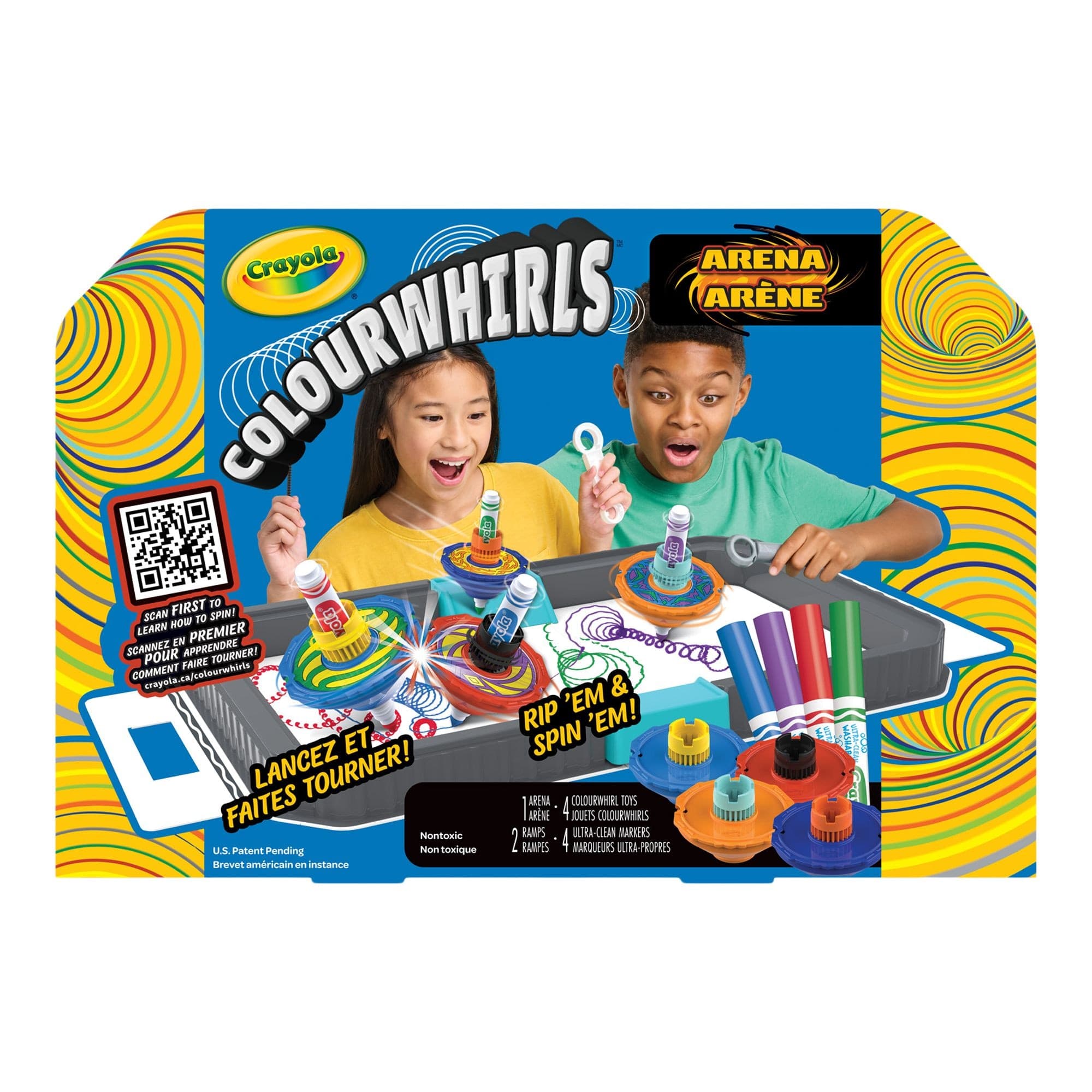 Crayola Colourwhirls 4-Player Arena Set for Ages 6+
