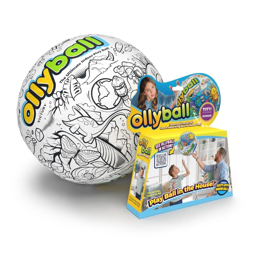 Ollyball Classic Shock-Absorbing Indoor Sports Ball