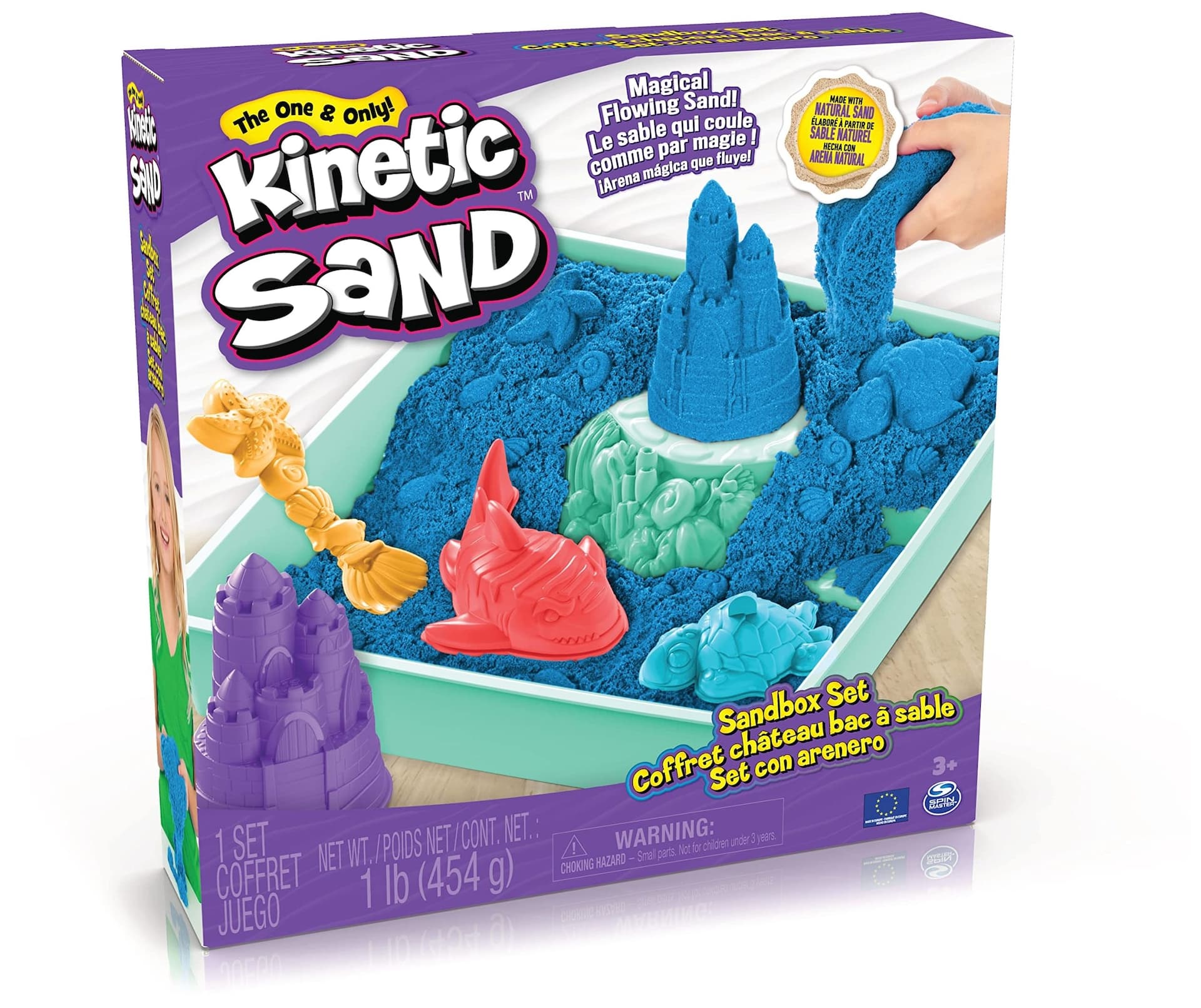Kinetic Sand Sandbox Set, Ages 3+