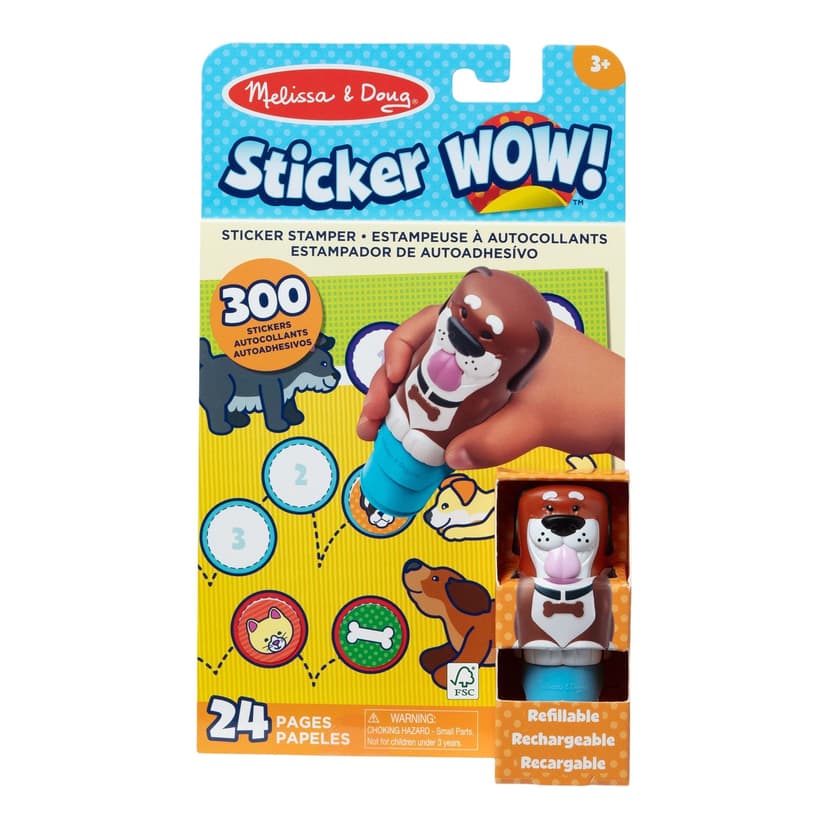 Melissa & Doug Sticker WOW! 24-Page Activity Pad, Ages 3+