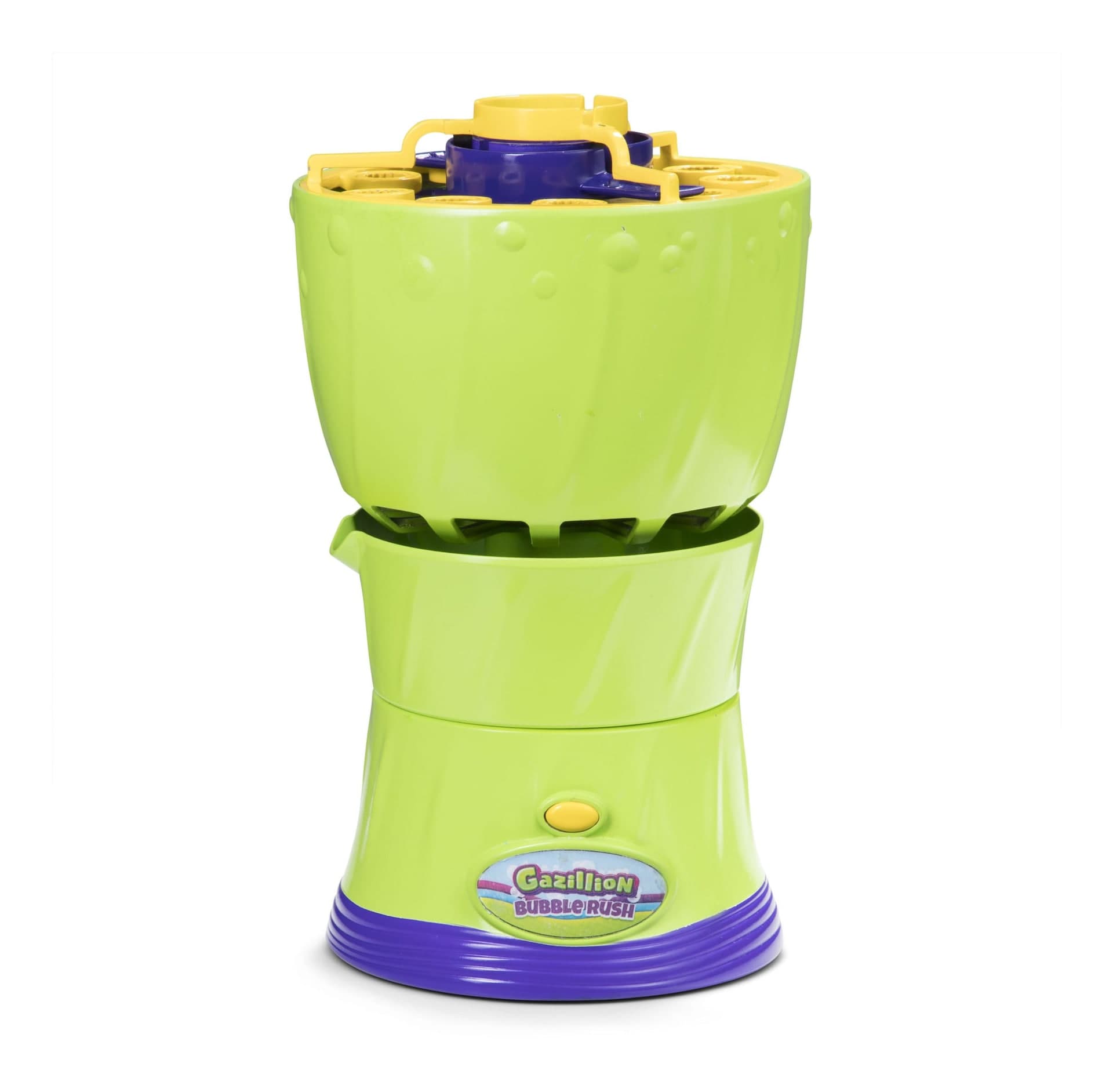 Gazillion Bubble Rush Automatic Bubble Blower Maker Machine with Bubble Solution, Green, 8-oz, Ages 3+, for Summer/Backyard Activities