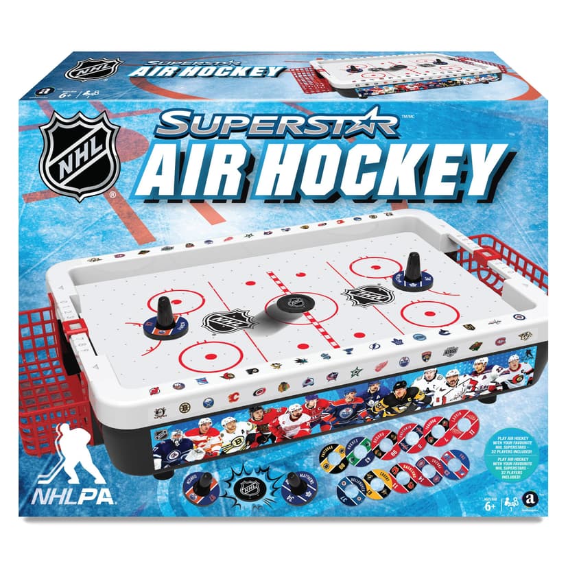 GAME NHL Superstar Core Series Mini Tabletop Air Hockey Table for Ages 6+