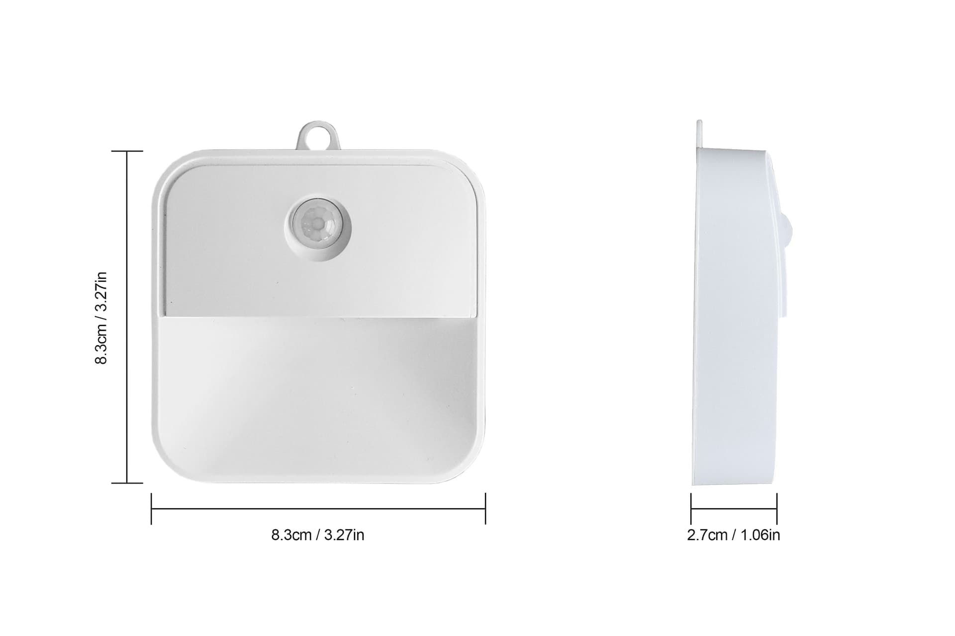 NOMA Battery-Operated Motion Sensor Round LED Surface Mount Light, Warm White