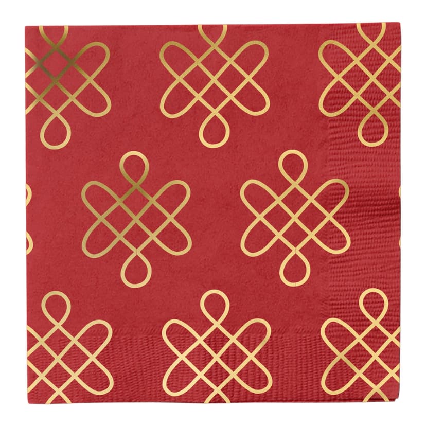 Lunar New Year Cocktail Napkins, 5-in, 20-pk