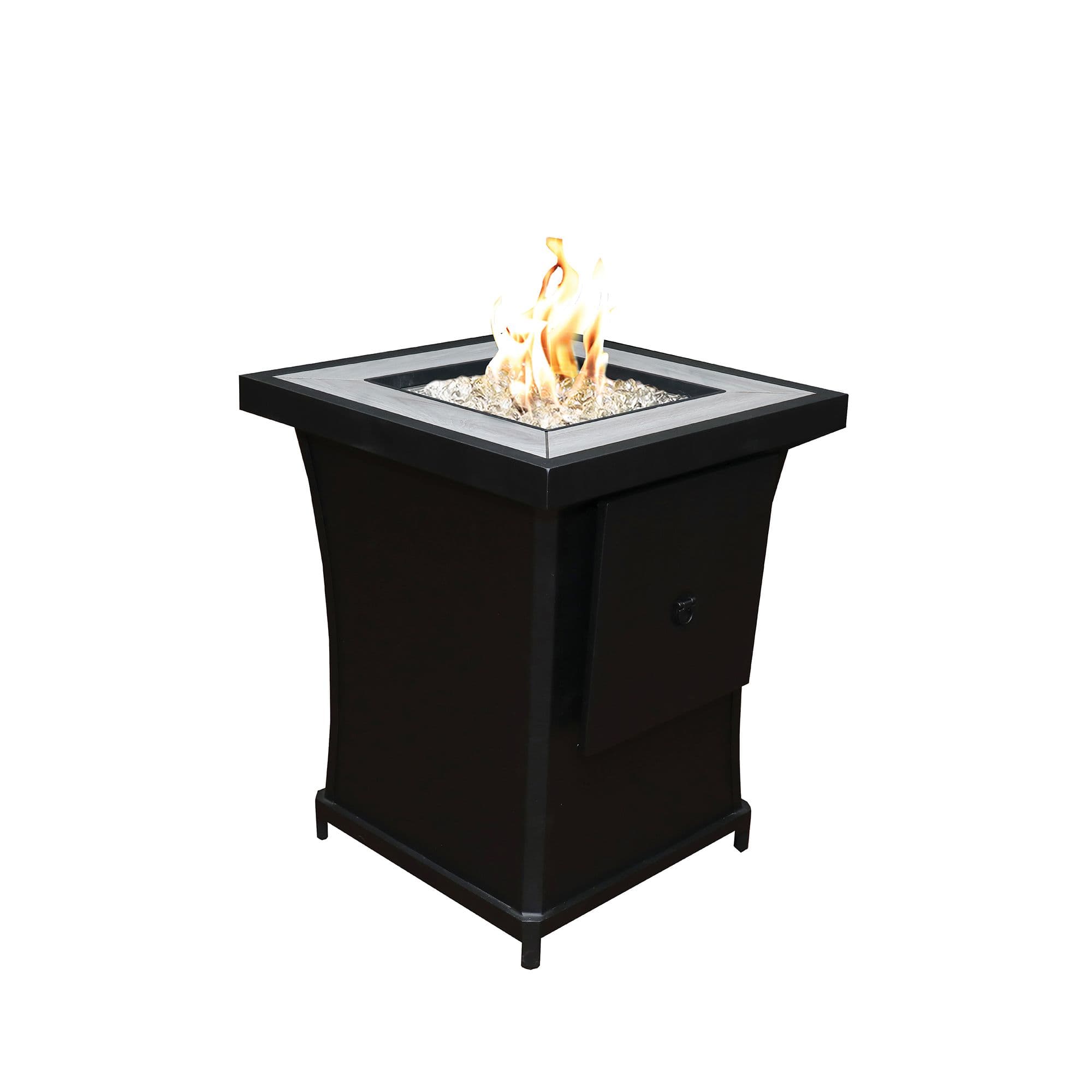 Sunbeam Urban Aluminum Fire Pit, Includes Lid & Protective Cover