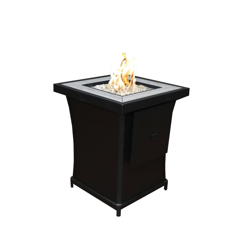 Sunbeam Urban Aluminum Fire Pit, Includes Lid & Protective Cover