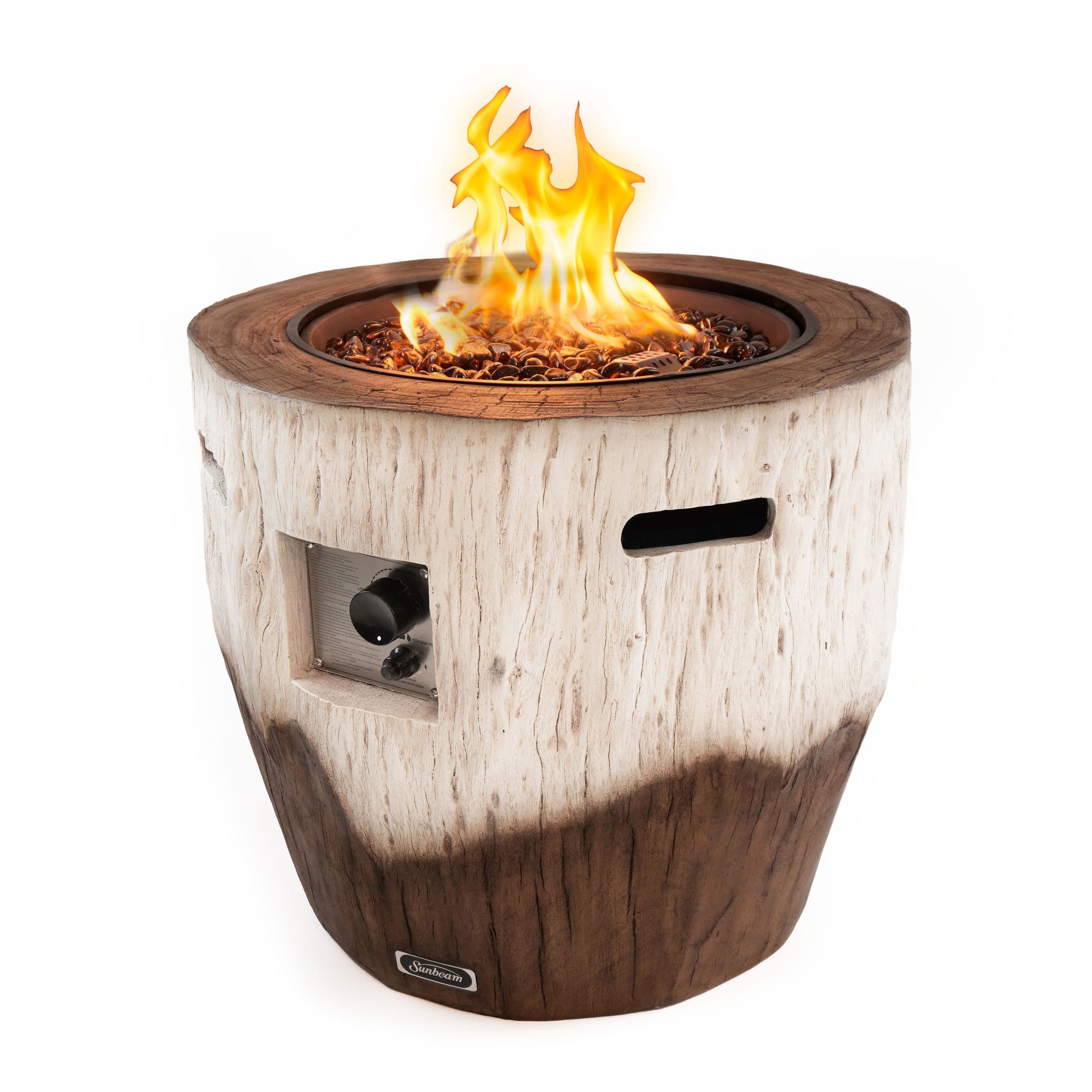 Sunbeam Alpine Thermoset Resin Fire Pit, Includes Lid & Protective Cover