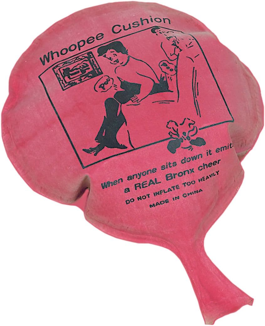 Whoopie Cushion Toys, Red, 12-pk, for Birthday/Party Favour/April Fools Day