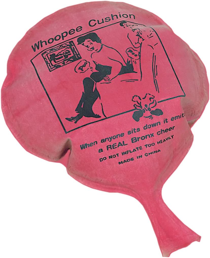 Whoopie Cushion Toys, Red, 12-pk, for Birthday/Party Favour/April Fools Day