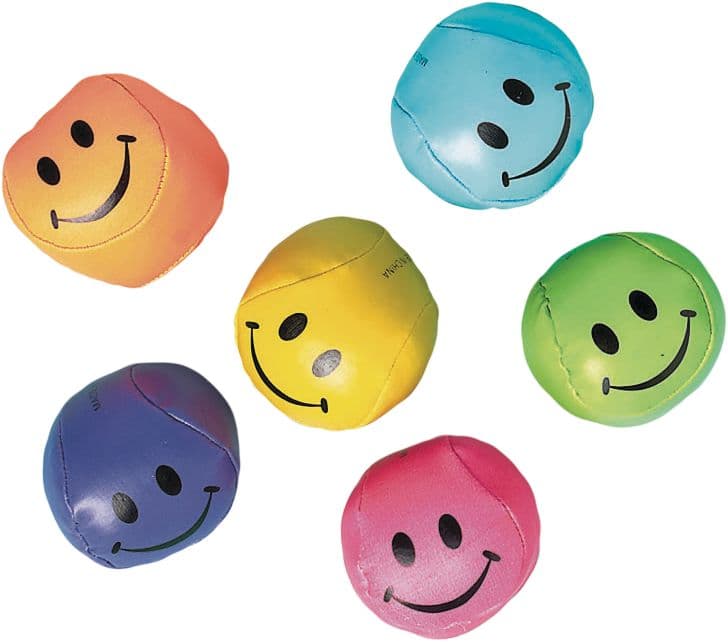 Soft Fabric Ball Toys, Multi-Coloured, 12-pk, for Birthday/Party Favour