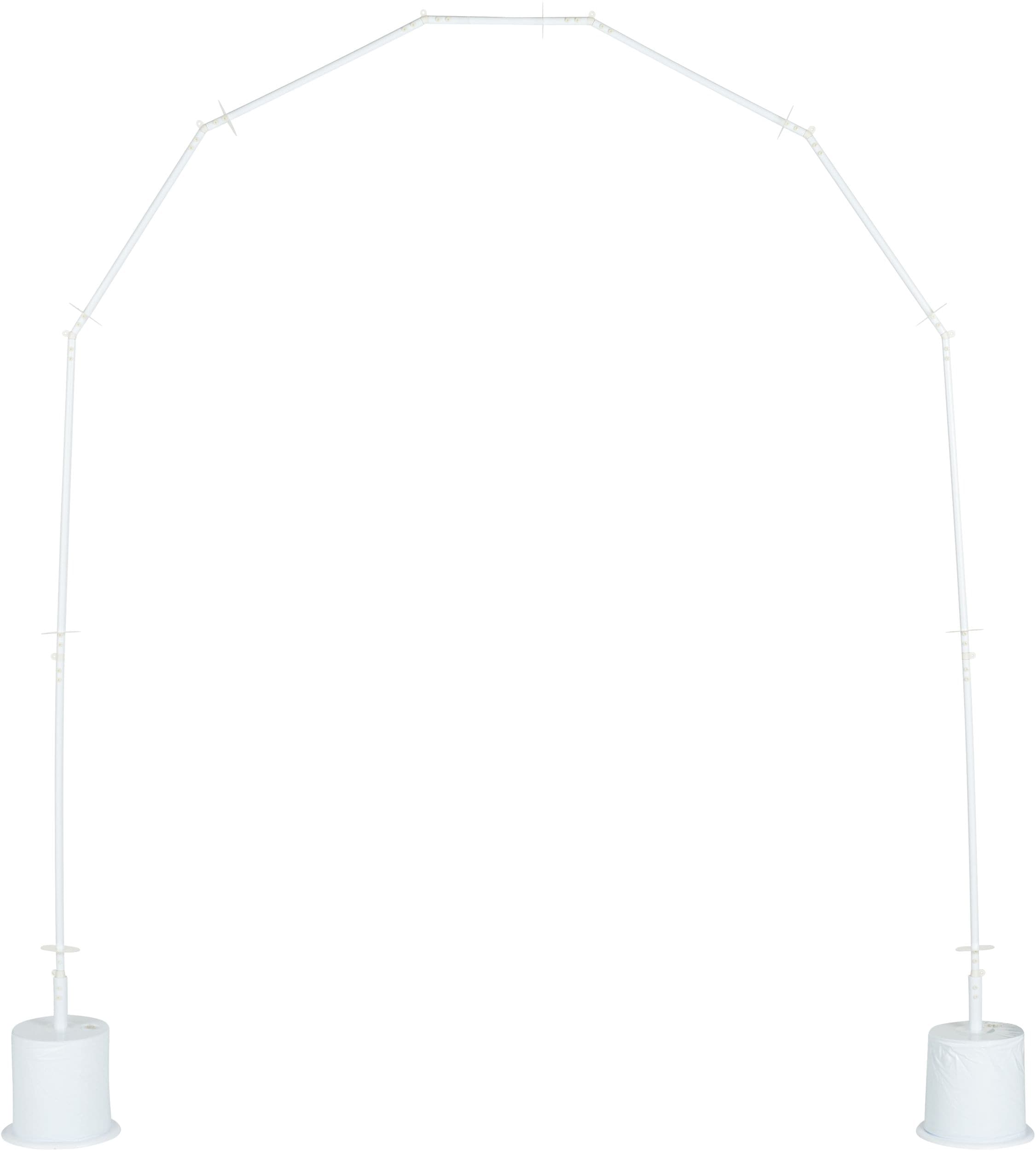 Balloon Arch Kit Stand, Clear, 8-ft, for Birthday/New Year's Eve/Graduation/Baby Shower/Wedding/Halloween