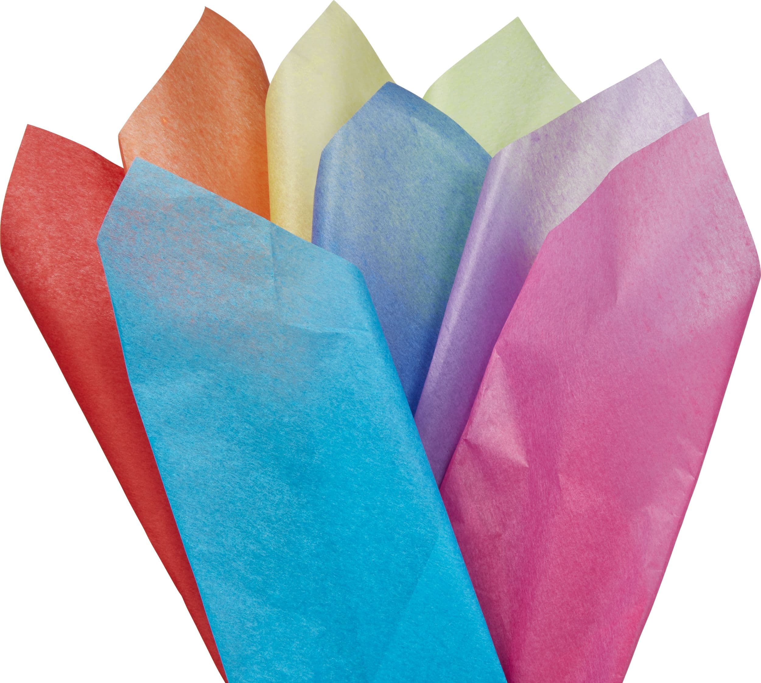 Gift Wrapping Tissue Paper, Multi-Coloured, Rainbow, 40-pk, for Graduation/Birthday/Wedding