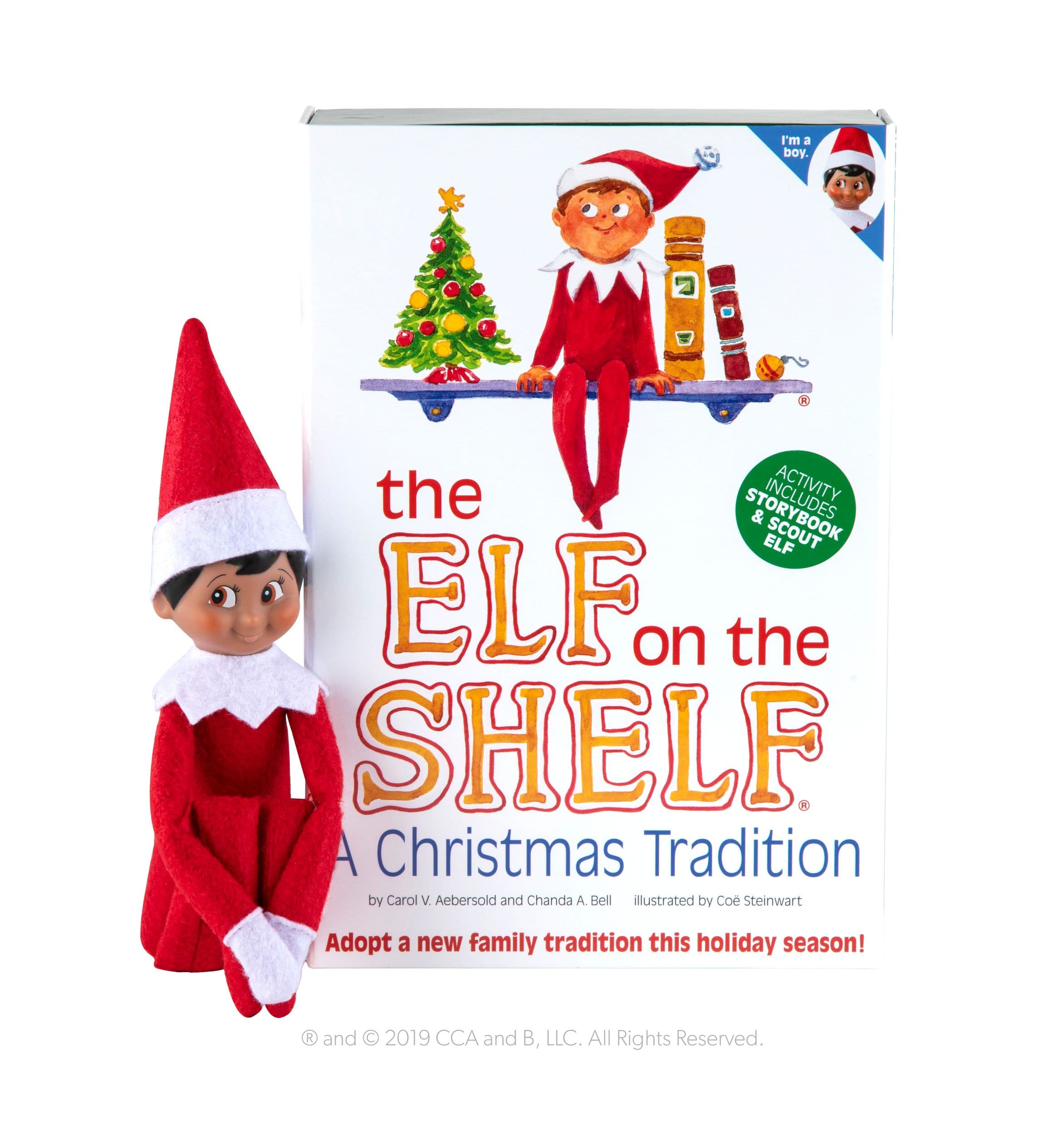 The Elf on the Shelf®: A Christmas Tradition - Brown-Eyed Boy Elf