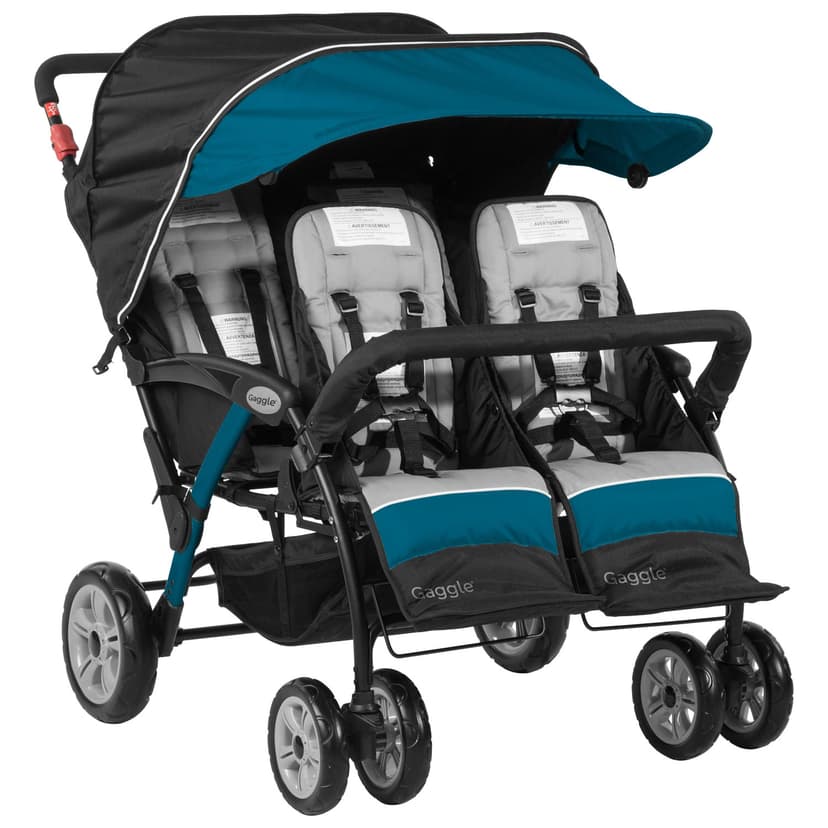 Gaggle Compass Quad Stroller - Teal/Black