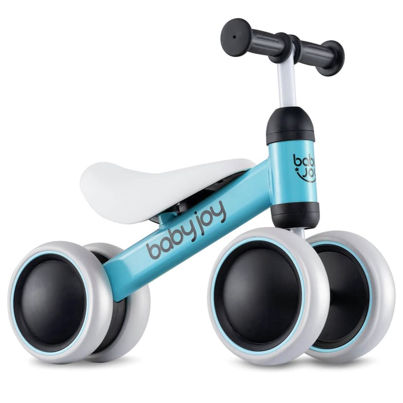 Costway 4 Wheels Baby Balance Bike Children Walker No-Pedal Toddler Toys Rides