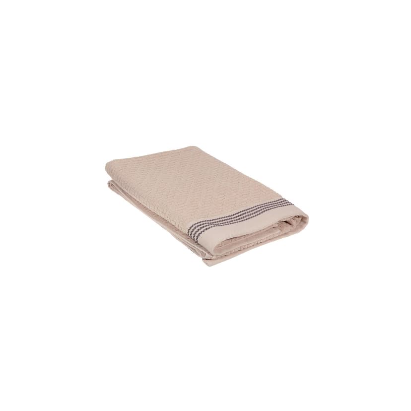 Luxury Stitch Bath Towel (30 X 60) (Taupe) - Set of 2