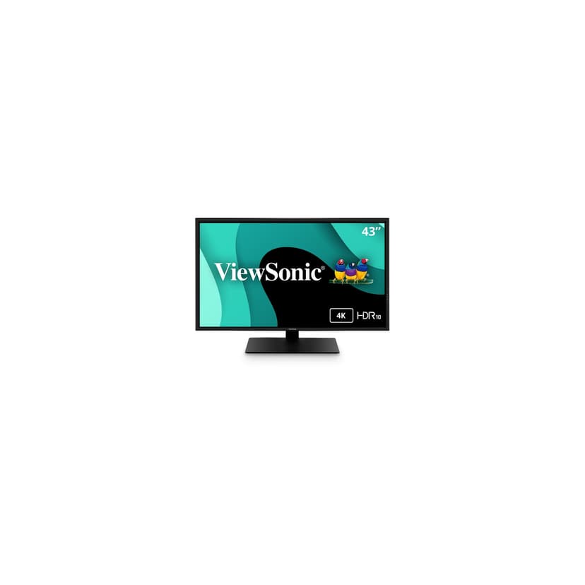 ViewSonic 43" UHD 3ms GTG MVA LCD Monitor (VX4381-4K) - Black
