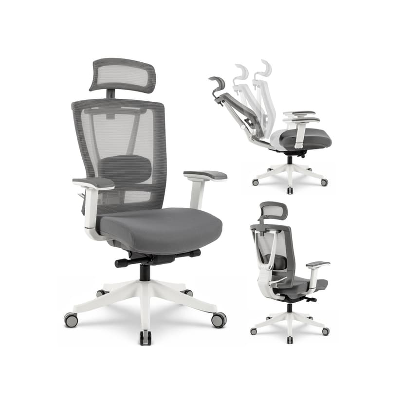 MotionGrey Cloud Mesh Ergonomic Office Chair with Adjustable Armrest High Mesh - Desk Computer Chairs Perfect for Home Gaming And Commercial Offices - White - Only on Best Buy