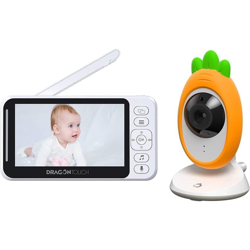 Open Box - Dragon Touch E40 Video Baby Monitor with Camera and Audio,4.3" Split Screen Baby Camera