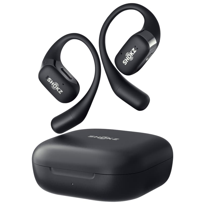 Shokz OpenFit Open-Ear True Wireless Earbuds - Black