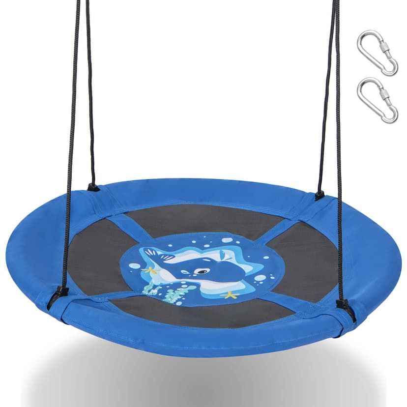 Goplus 40'' Flying Saucer Tree Swing Indoor Outdoor Play Set Kids Christmas Gift