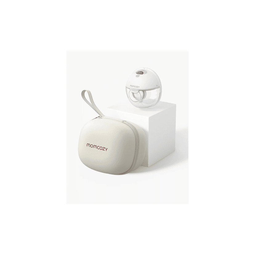 Momcozy Breast Pump Hands-Free M5, Wearable Breast Pump of Baby Mouth Double-Sealed Flange with 3 Modes & 9 Levels, Electric Breast Pump Portable