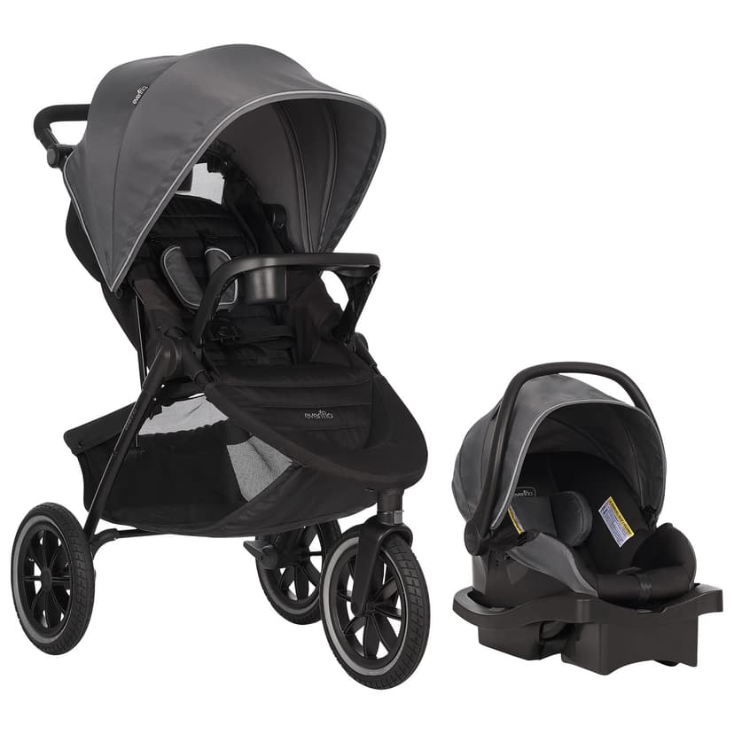 Evenflo Folio3 Jogging Stroller with LiteMax 35 Infant Car Seat - Avenue