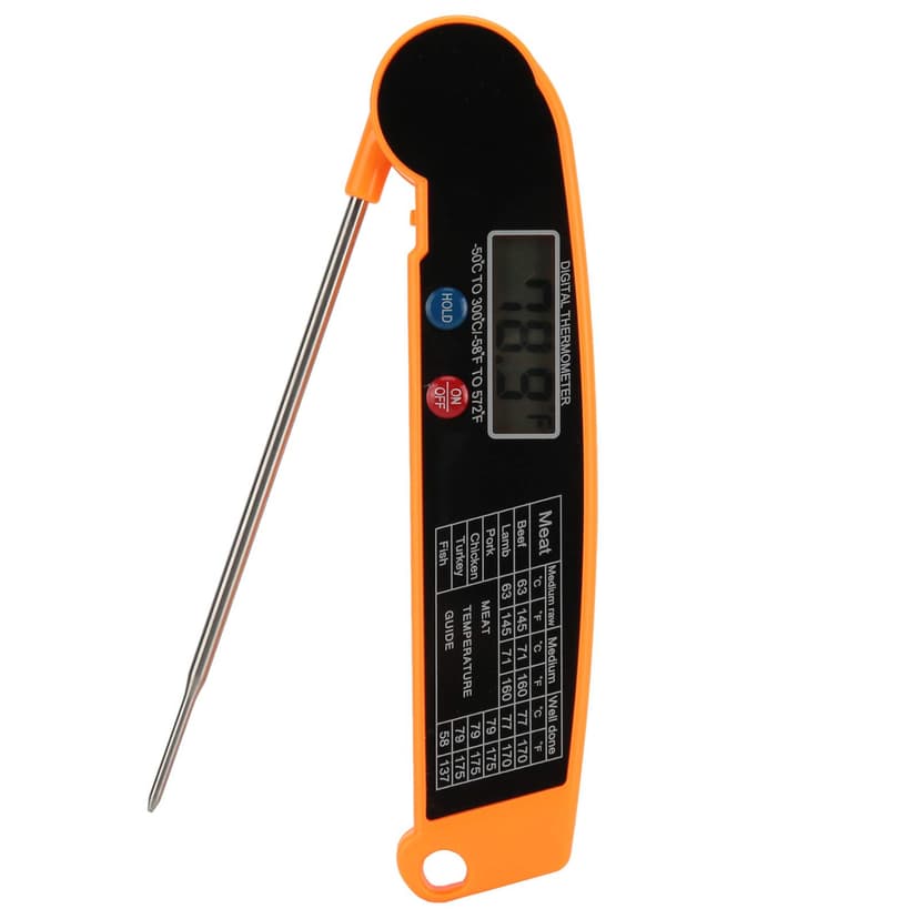 Foldable Digital Thermometer Probe Temperature Kitchen Cooking Food BBQ Meat Jam