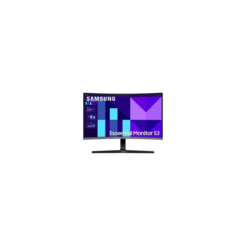 Open Box - Samsung 32" FHD 100Hz 4ms GTG Curved VA LED FreeSync Gaming Monitor (LS32D390GANXZA) - Black