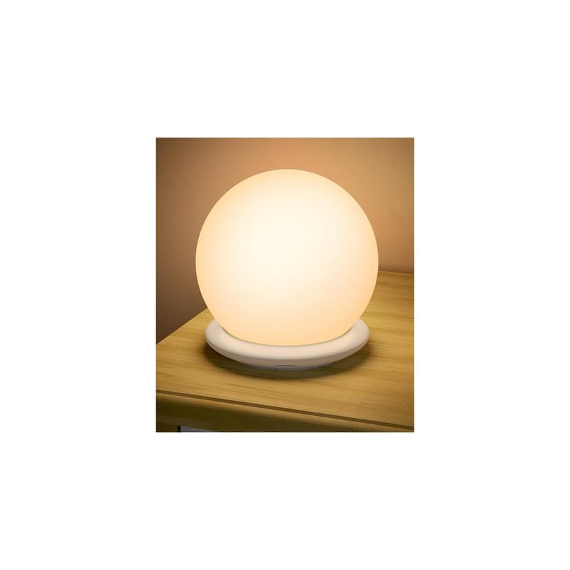 Children's Night Light, Led Night Light With Touch Control, Usb Rechargeable Night Light For Babies White