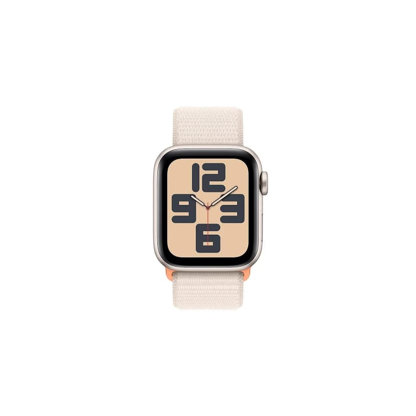 Apple Watch SE2 GPS 40mm Starlight Aluminum Case with Starlight Sport Loop - MR9W3CL/A
