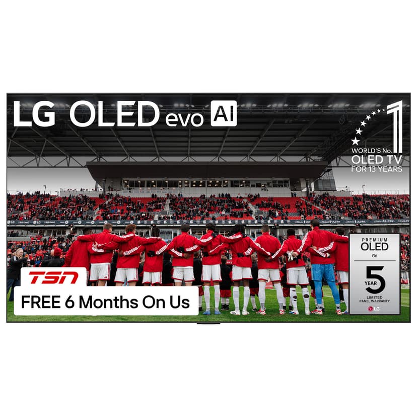 LG 65" G6 4K UHD HDR OLED webOS Smart TV (OLED65G6SUB.ACC) - 2026