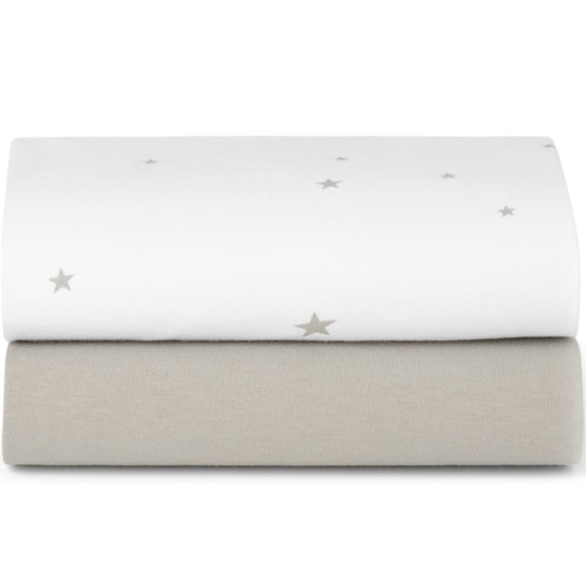 Snuz Snuzpod5 Bassinet Sheet - Star White/Grey
