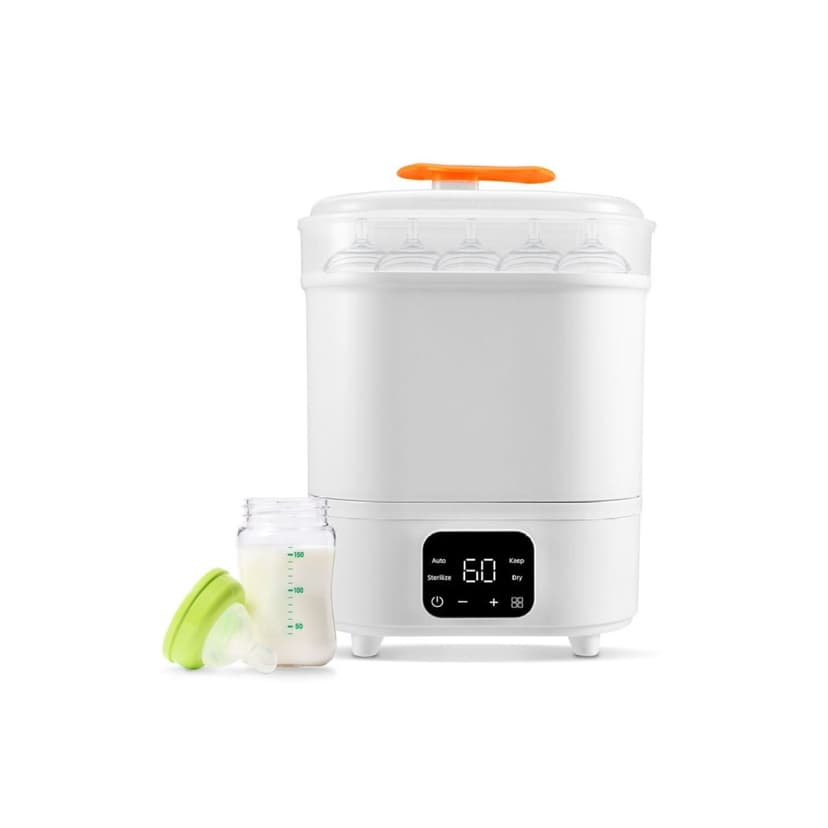 Baby Bottle Sterilizer - Steam & Dry 2-in-1 - Newborn Bottle & Nipple - 1pc